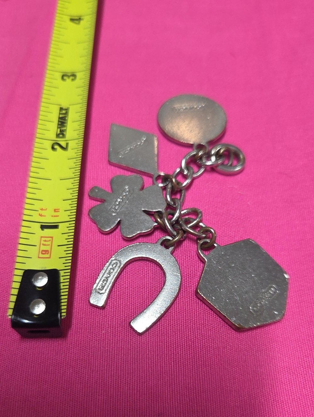 COACH "LUCKY" Keychain